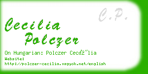 cecilia polczer business card